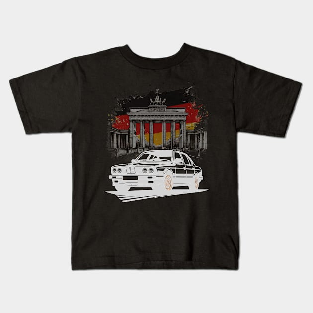 E24 Bradenburg Gate Kids T-Shirt by BlueRoller